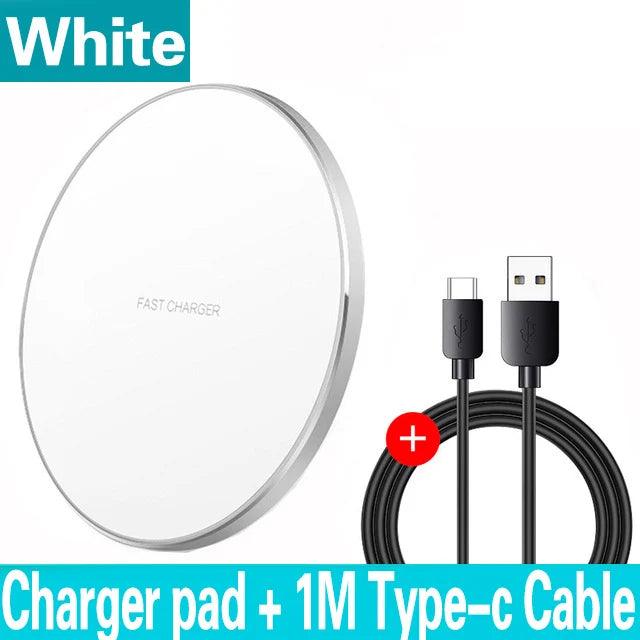 200W Wireless Charger For iPhone 14 13 16 15 Pro XS Max Mini X XR Induction Fast Wireless Charging Pad For Samsung Xiaomi Huawei