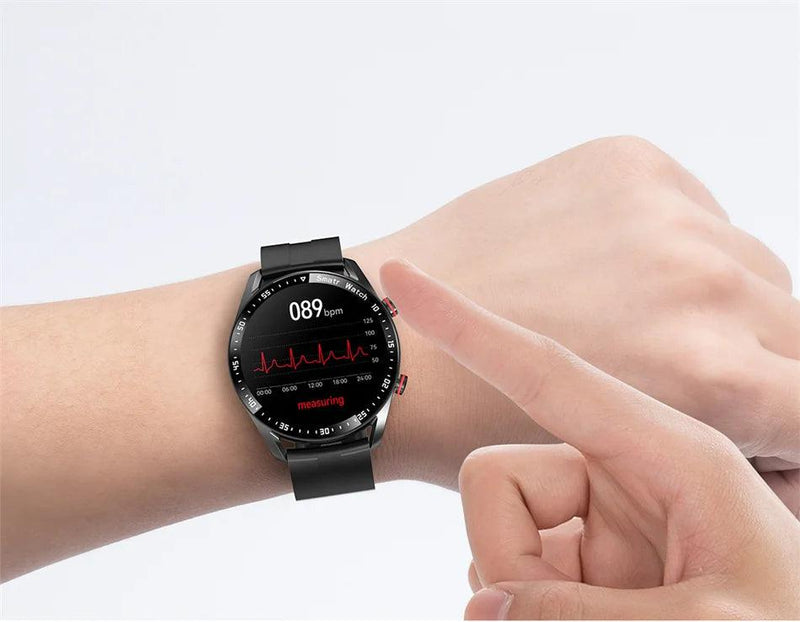 For Huawei Xiaomi New ECG+PPG Smart Watch Men AMOLED HD Display Fitness Tracker Waterproof Sports Watch Voice Calling Smartwatch