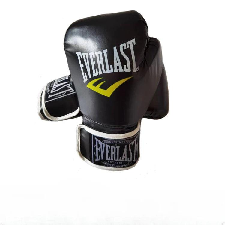 Luvas de boxe PU para homens e mulheres Sanda Training Muay Thai Combat Free Combat Luvas de boxe profissionais de saco de pancadas presentes