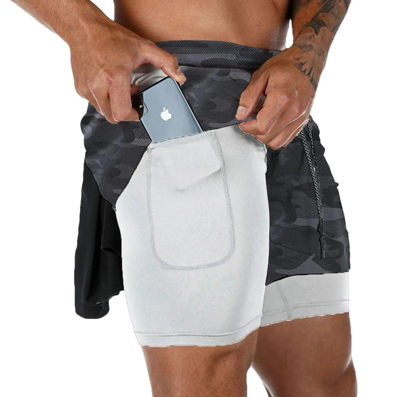 Shorts Masculino com Porta Toalha Leve 2 por R$ 189